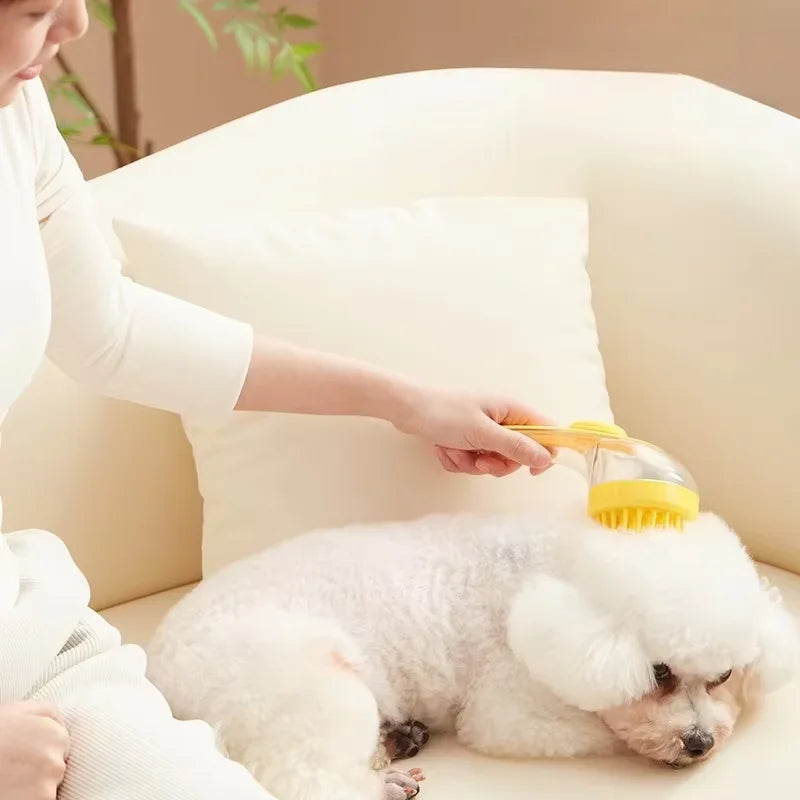 2-in-1 Pet Bath &amp; Grooming Brush