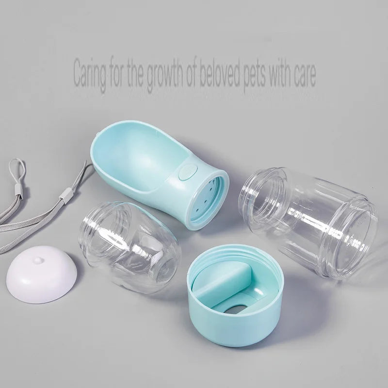 3-in-1 Portable Pet Water Bottle - Multifunctional Outdoor Dog Water Cup & Cat Bowl, Leak-Proof Travel Water Dispenser for Pets