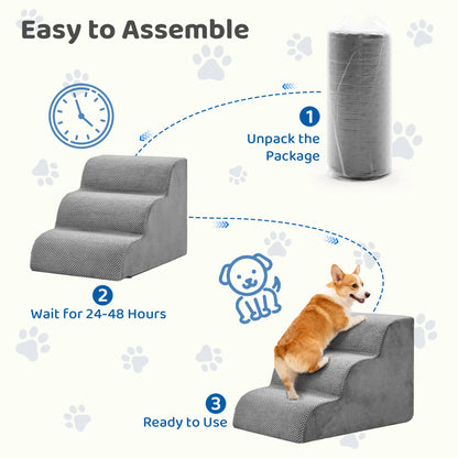 High-Density Foam Dog Stairs