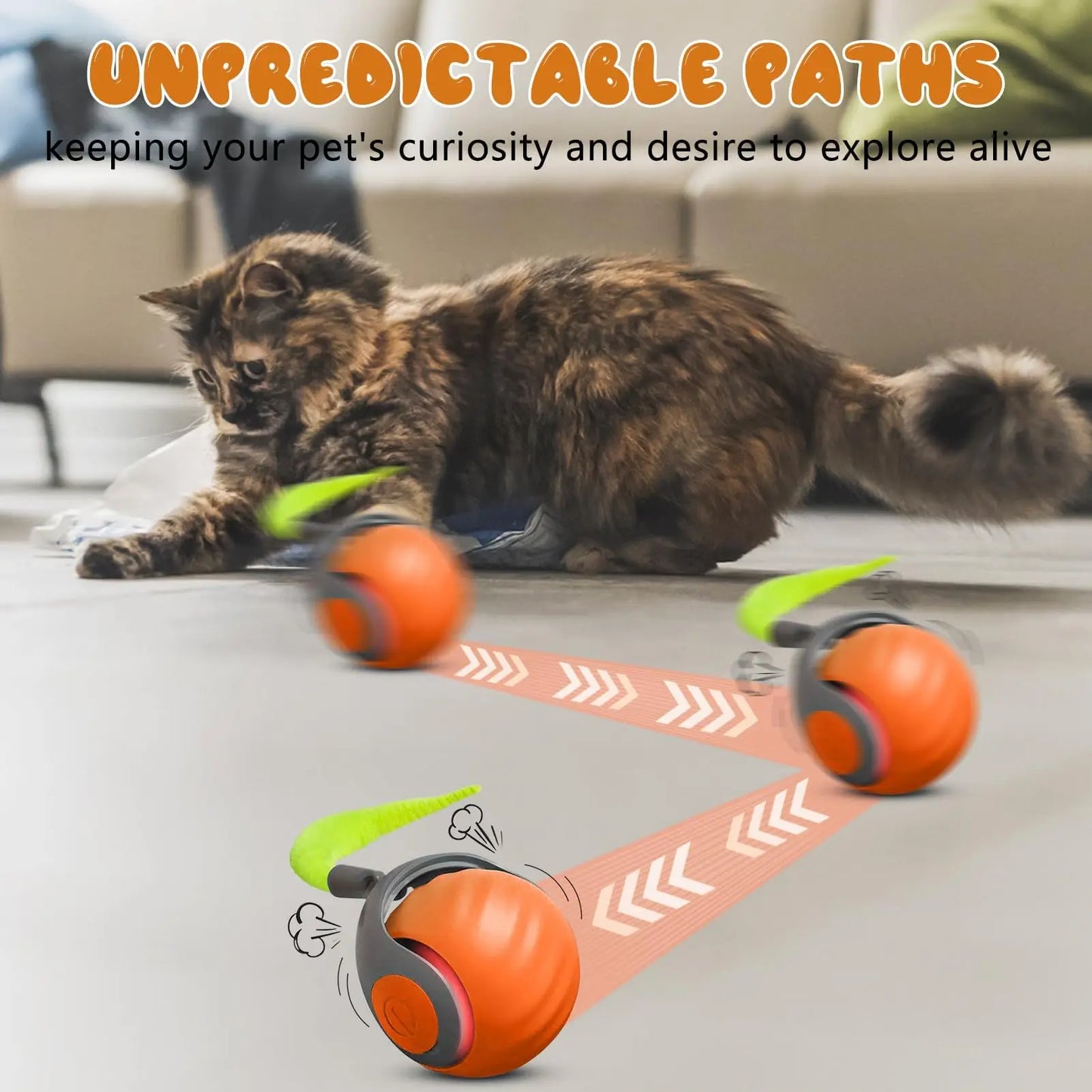 SpeedyTail Interactive Cat Ball