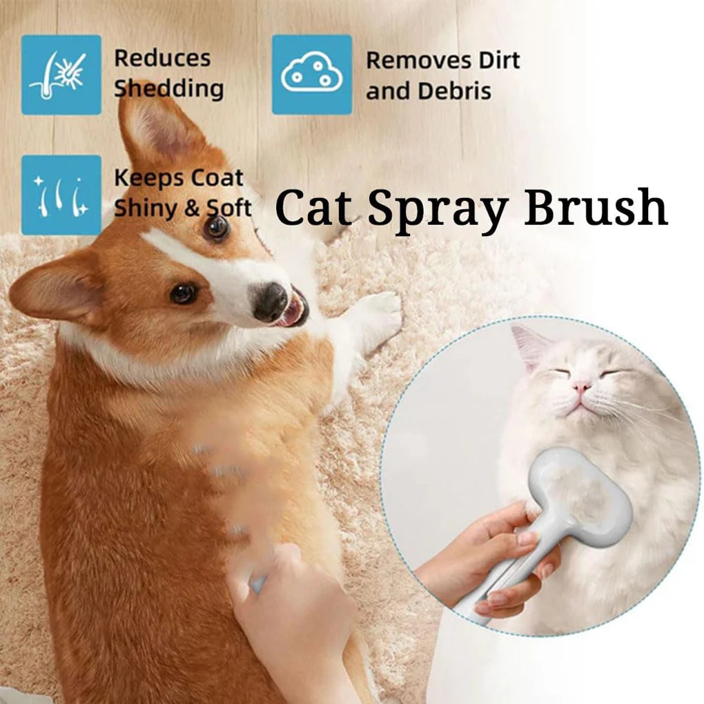 3-in-1 Steam Pet Grooming Brush