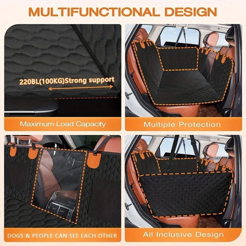 Hard Bottom Dog Car Seat Cover