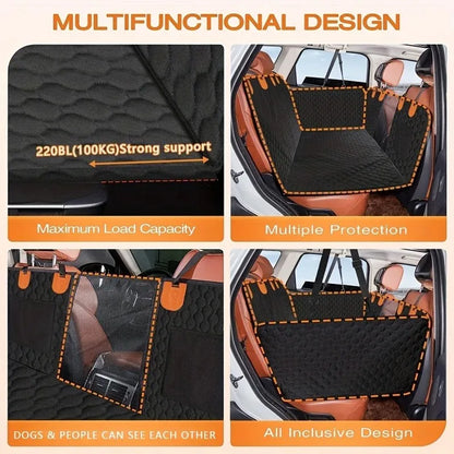 Hard Bottom Dog Car Seat Cover