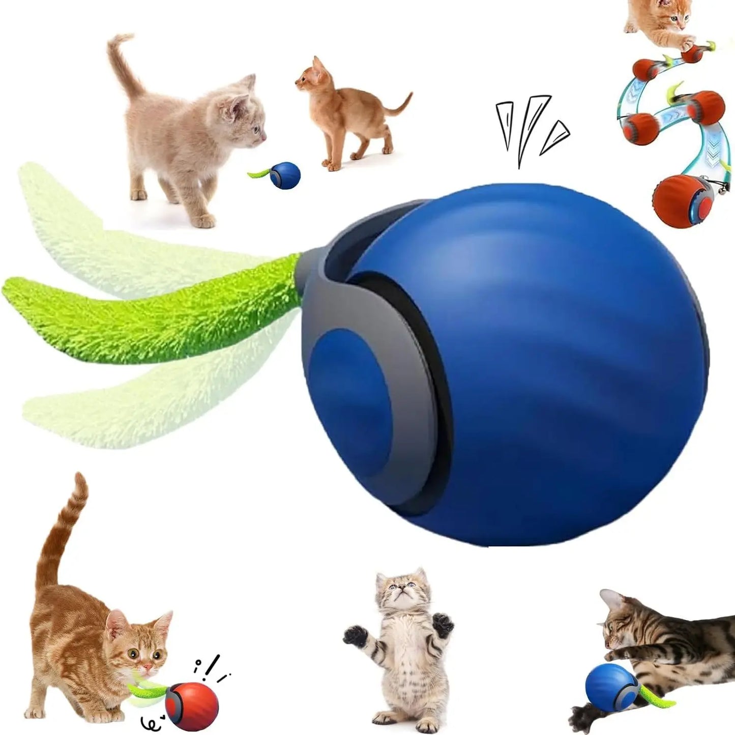 SpeedyTail Interactive Cat Ball