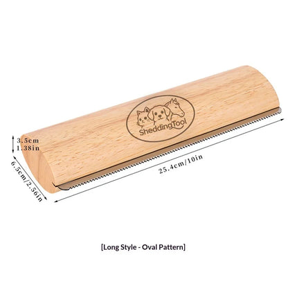 Dog Brush Patented Deshedding Tool Pet Hair Remover for Short Medium Long Coats 10 Inch
