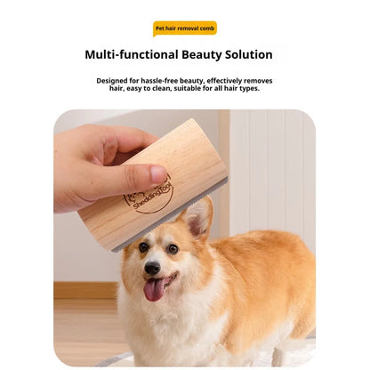 Dog Brush Patented Deshedding Tool Pet Hair Remover for Short Medium Long Coats 10 Inch